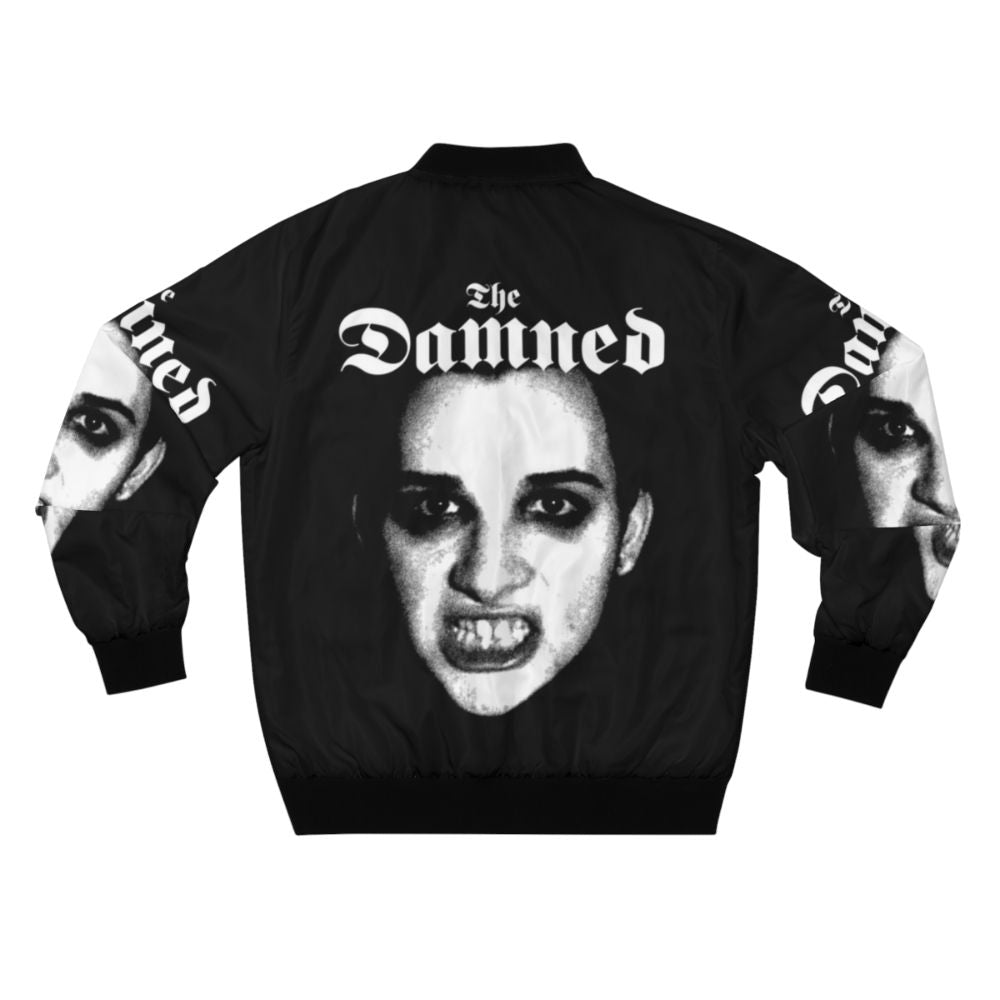 The Damned Bomber Jacket - A Stylish Blend of Punk and Gothic Fashion - Back