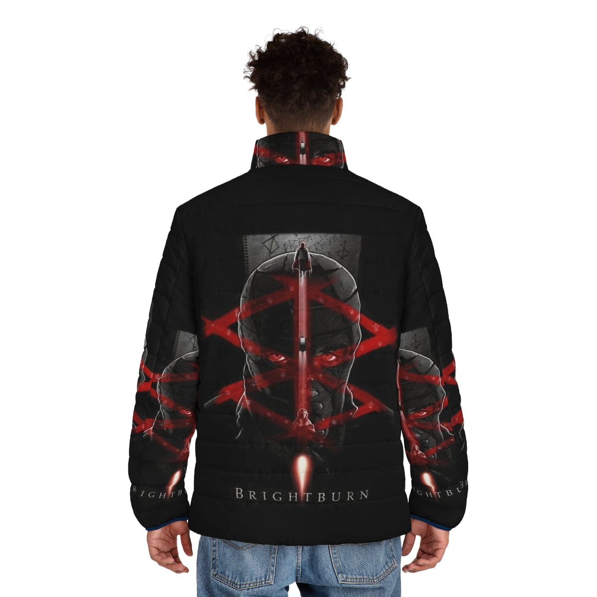 Brightburn Puffer Jacket - Horror Superhero Outerwear - men back