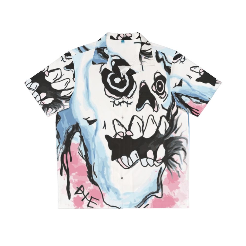 Lil Peep Die Skull Hawaiian Shirt