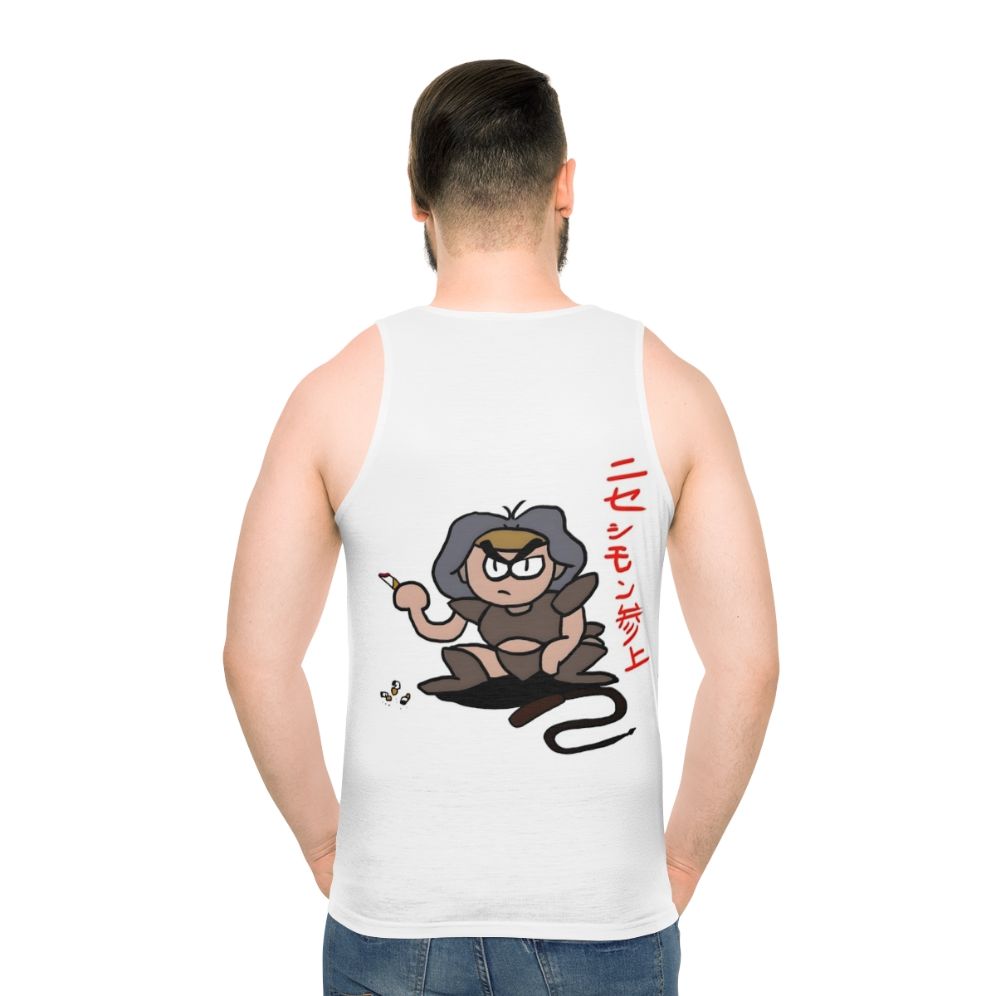 Castlevania Simon Belmont Unisex Essential Tank Top - men back