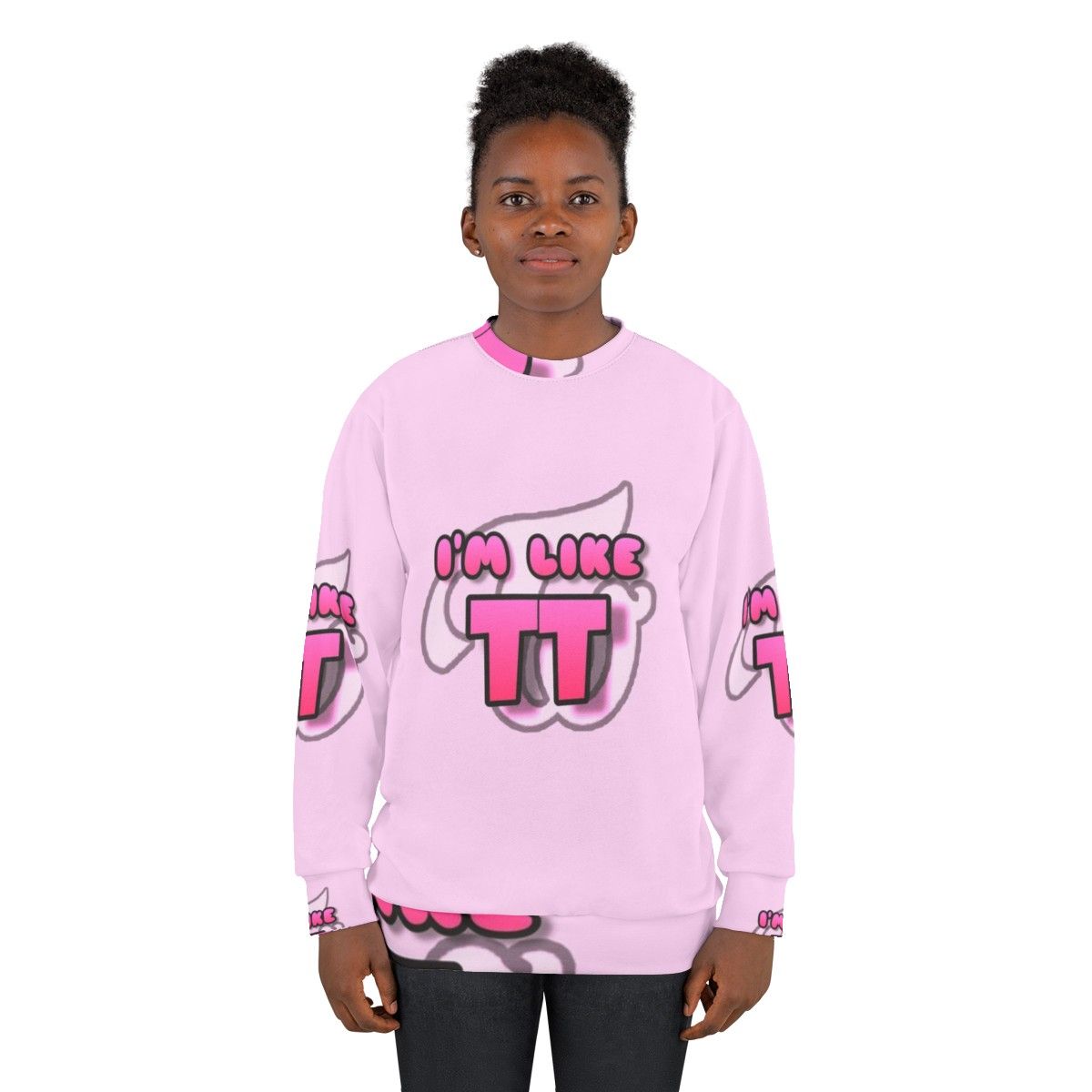 Twice "TT" Kpop Sticker Sweatshirt - women