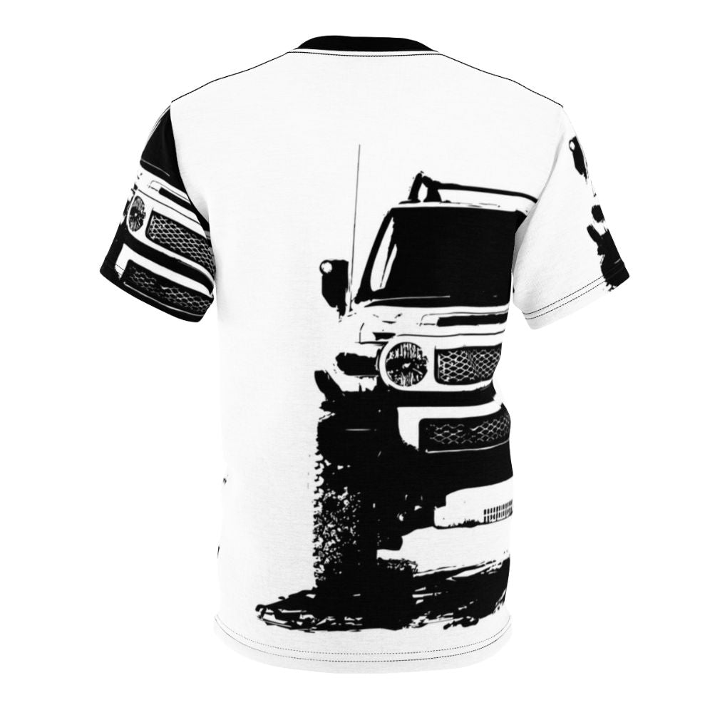 Graphic t-shirt featuring the text "No Road No Problem" for off-road and 4x4 adventure enthusiasts - Back