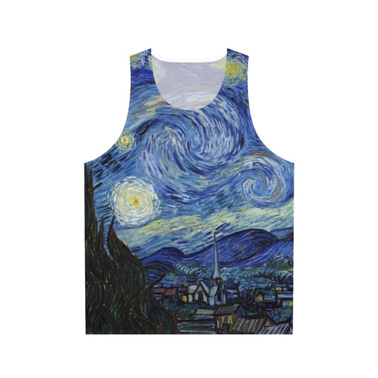 Starry Night Van Gogh Unisex Tank Top