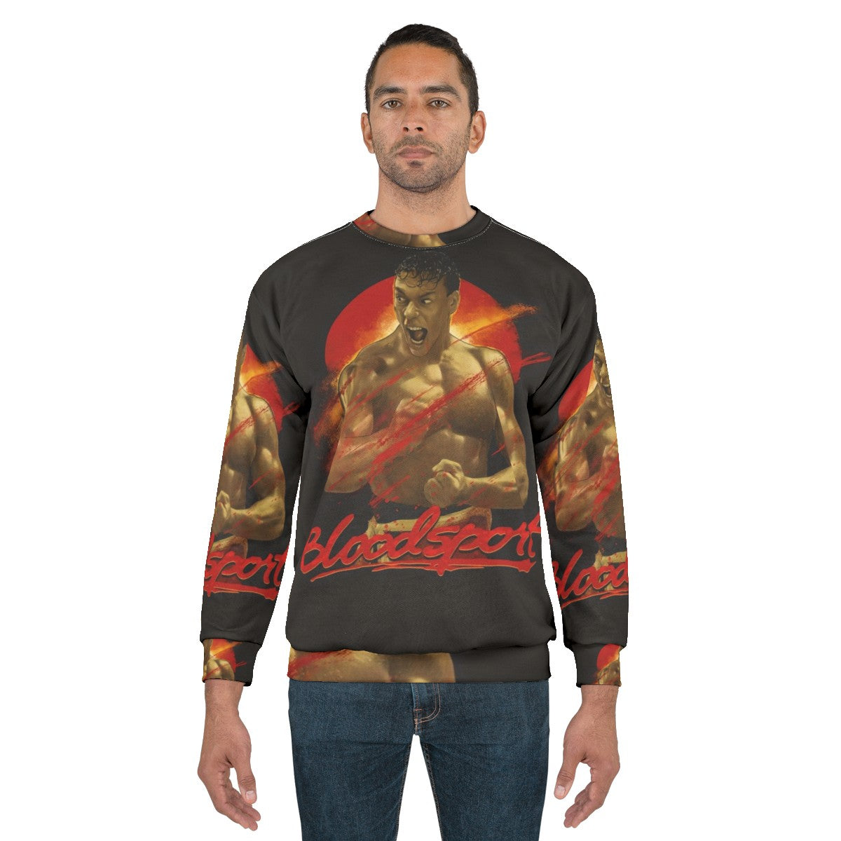 Jean Claude Van Damme Bloodsport Martial Arts Sweatshirt - men