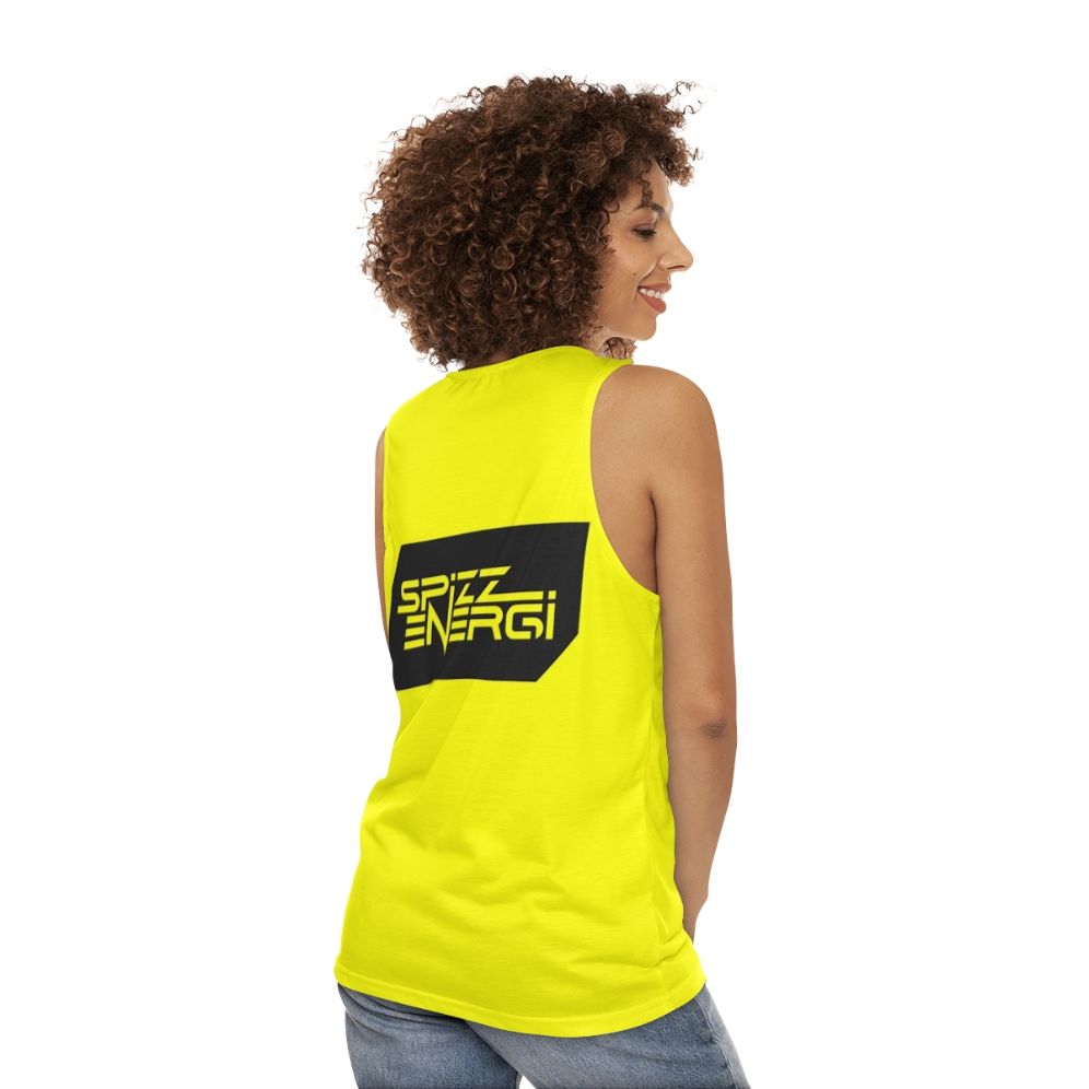 Spizzenergi Unisex Tank Top - women back