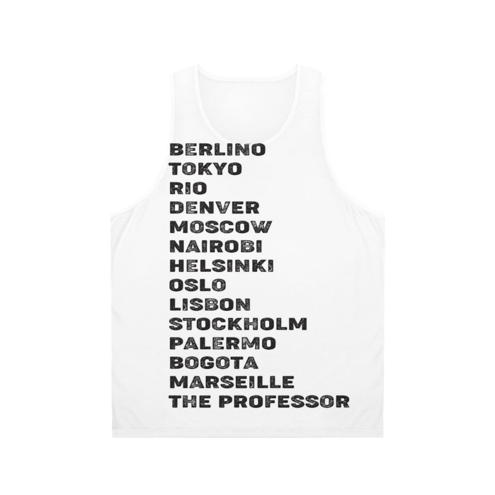 Money Heist Characters Unisex Tank Top