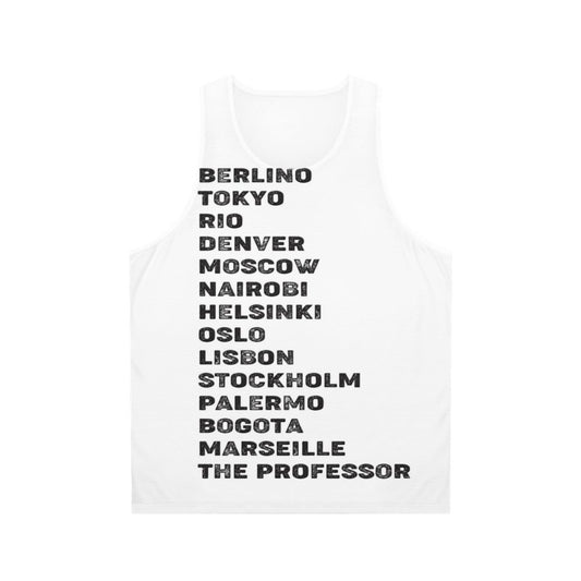 Money Heist Characters Unisex Tank Top