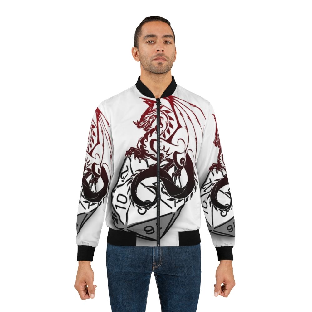 Dungeons & Dragons inspired bomber jacket for role-playing and gaming enthusiasts - Lifestyle