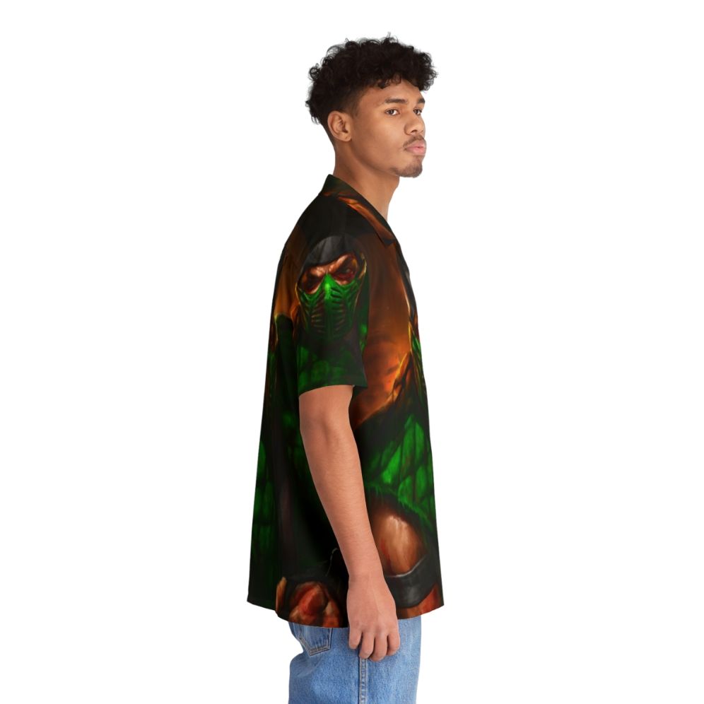 Reptile Hawaiian Shirt with Tropical Print - People Pight