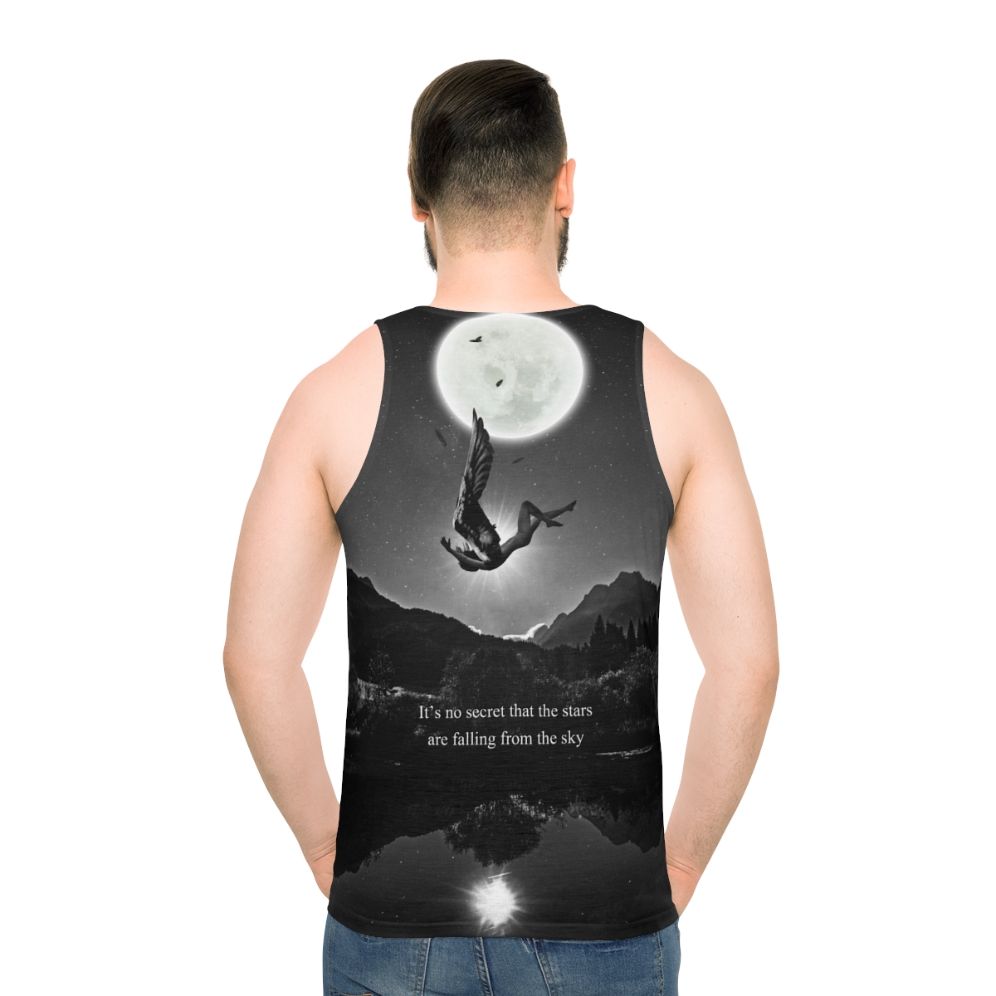 U2 Fallen Angel Unisex Tank Top - men back