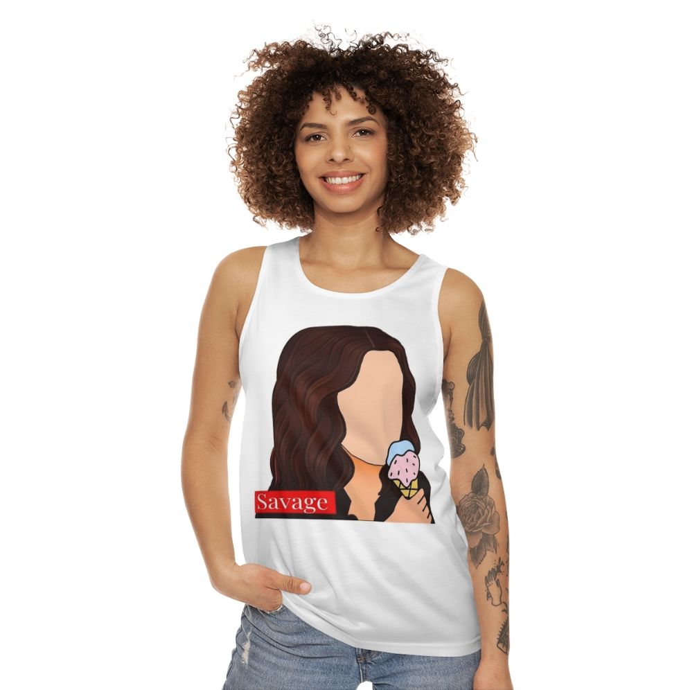 Unisex Stranger Things Eleven and Max Tank Top - women