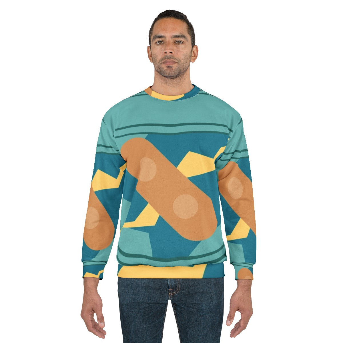 Golurk Pixel Art Sweatshirt - men