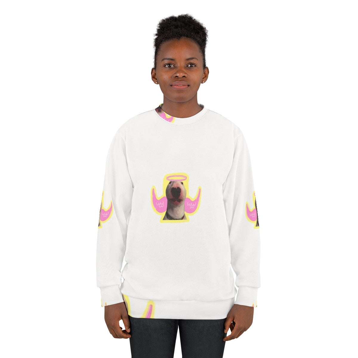 Walter the Dog Meme Graphic Sweatshirt - women