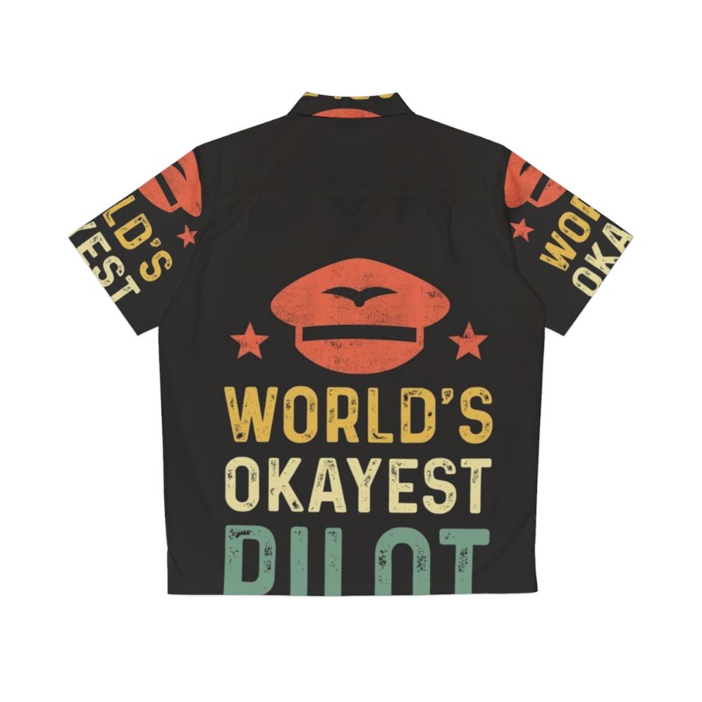 Worlds Okayest Hawaiian Shirt - Back