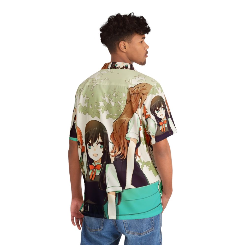 Bloom Into You Yuu Nanami Saeki Inspired Hawaiian Shirt - People Back