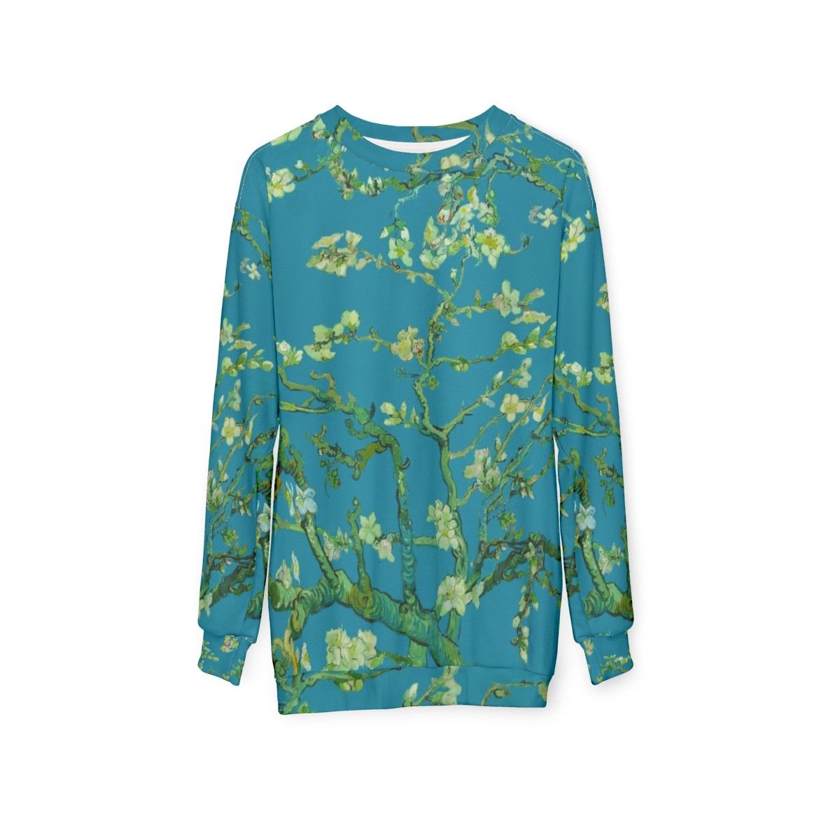 Almond blossom floral sweatshirt - hanging