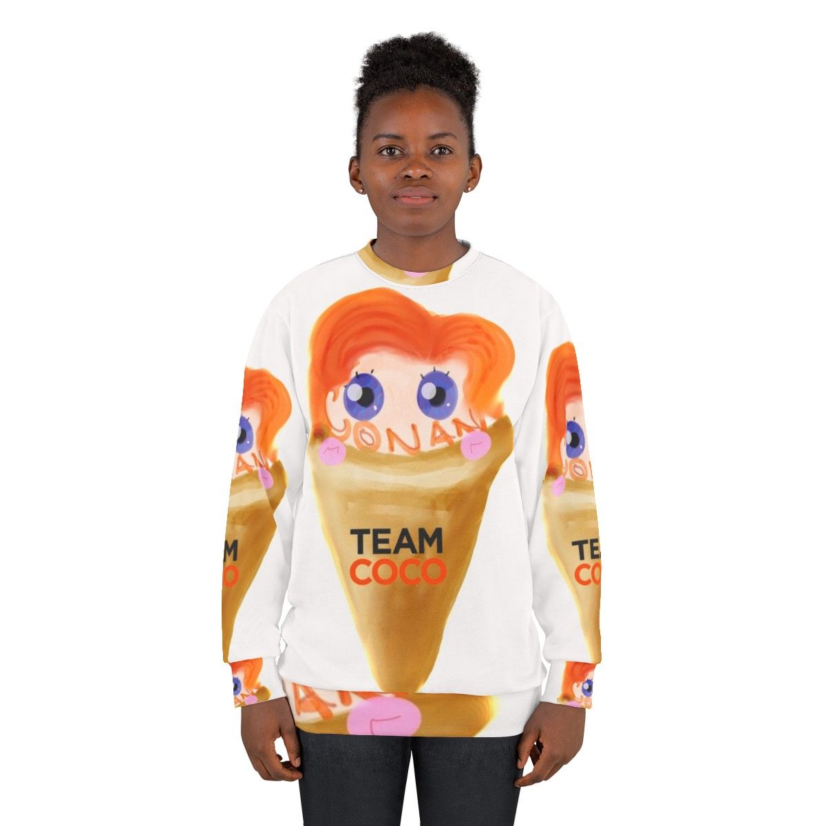 Conan O'Brien Ice Cream Sweatshirt - women