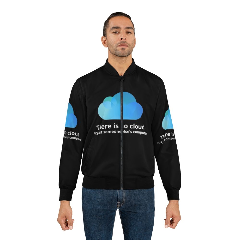 Cloud Bomber Jacket for Programmers and Gamers - Lifestyle