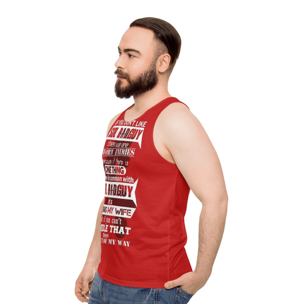 Guilty Gear Sol Badguy Unisex Tank Top - men side