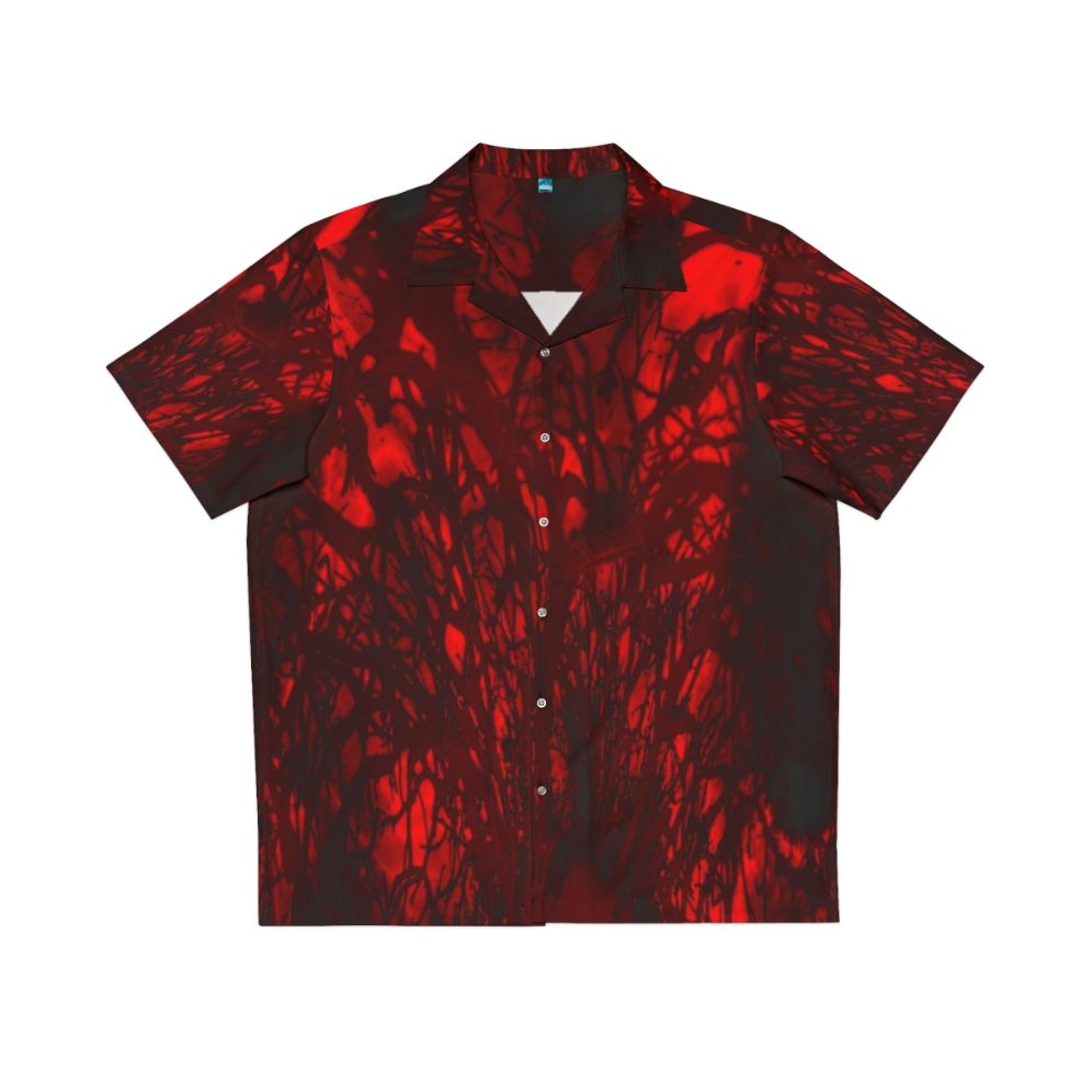 Vibrant Carnage 1A Hawaiian Shirt with Watercolor, Tie Dye and Nature Inspired Design