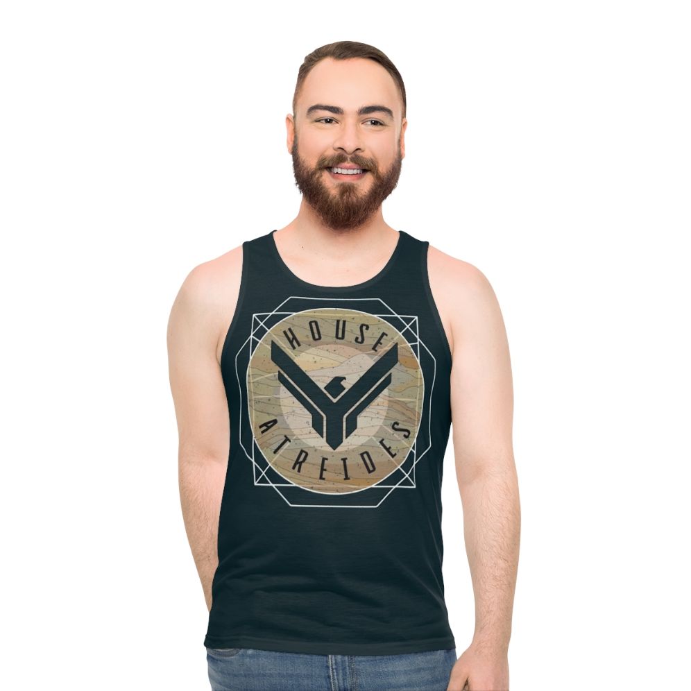 Dune House Atreides Fan Art Unisex Tank Top - men