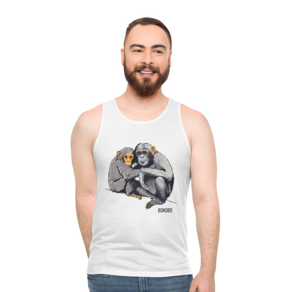 Bonobo unisex tank top with band logo - men