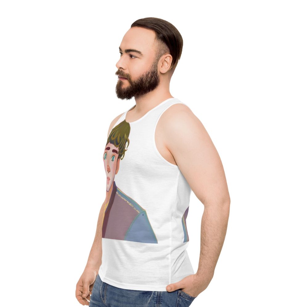 Heartstopper Charlie Spring Unisex Tank Top - men side