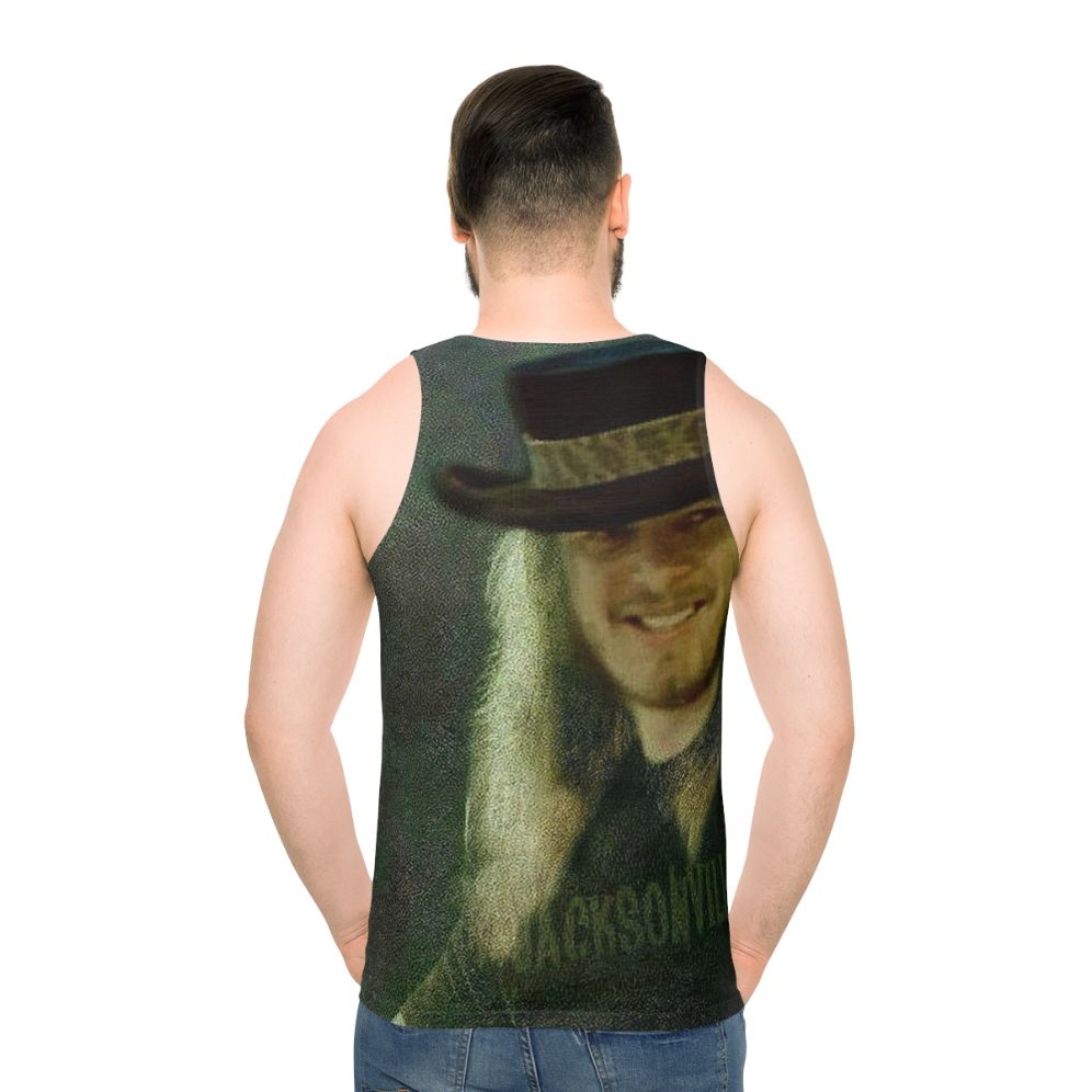 Ronnie Van Zant Lynyrd Skynyrd Unisex Tank Top - men back