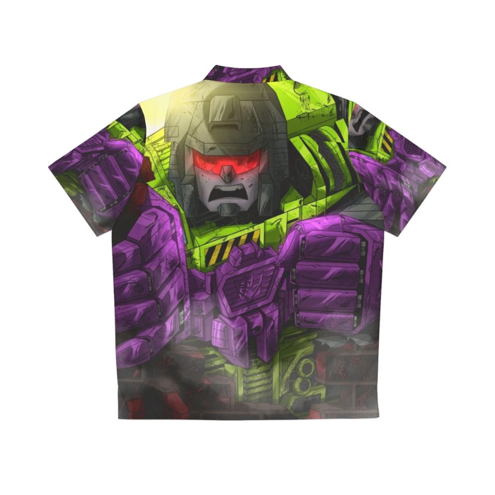 Transformers Devastator Hawaiian Shirt - Back