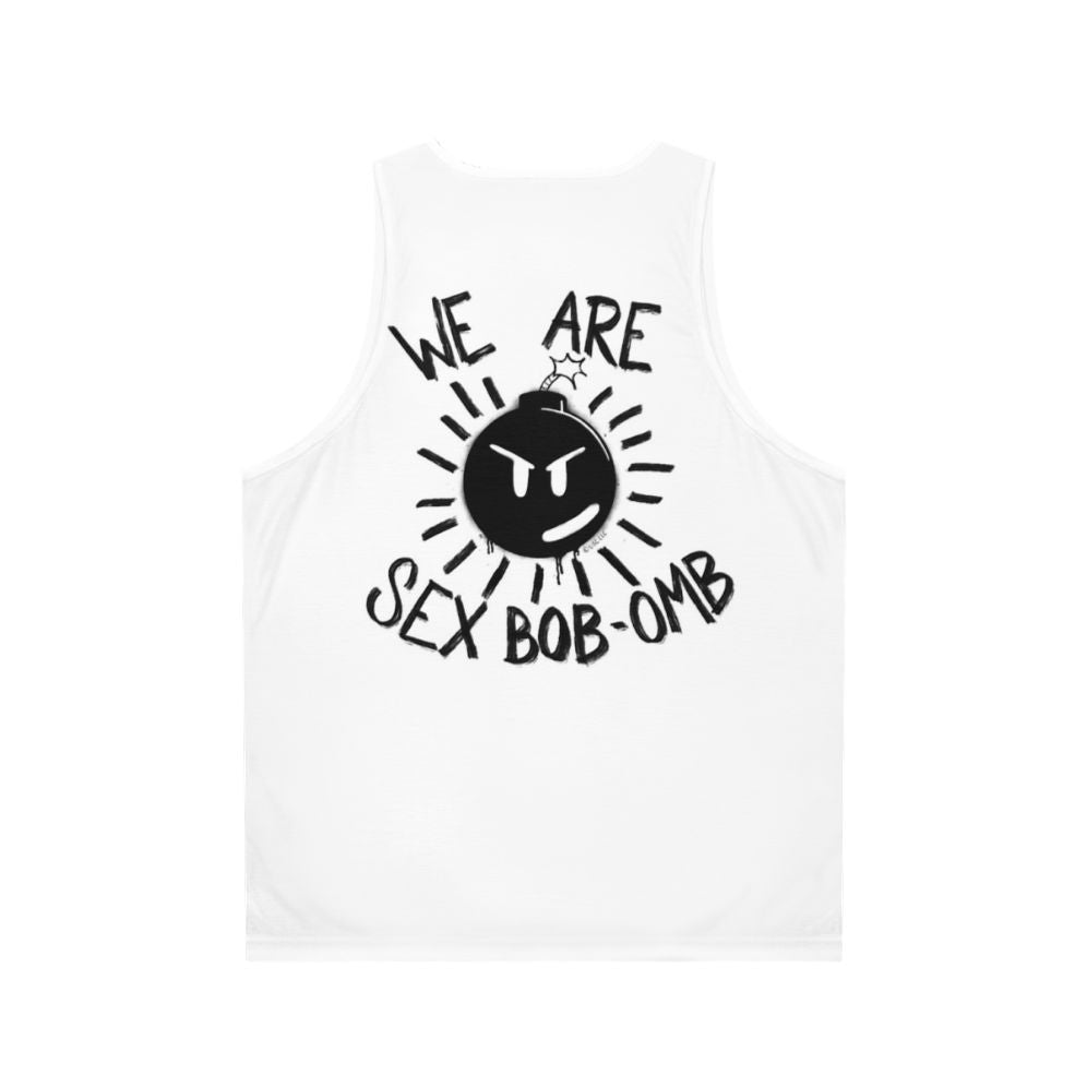 Scott Pilgrim Sex Bob-Omb Unisex Tank Top - Back