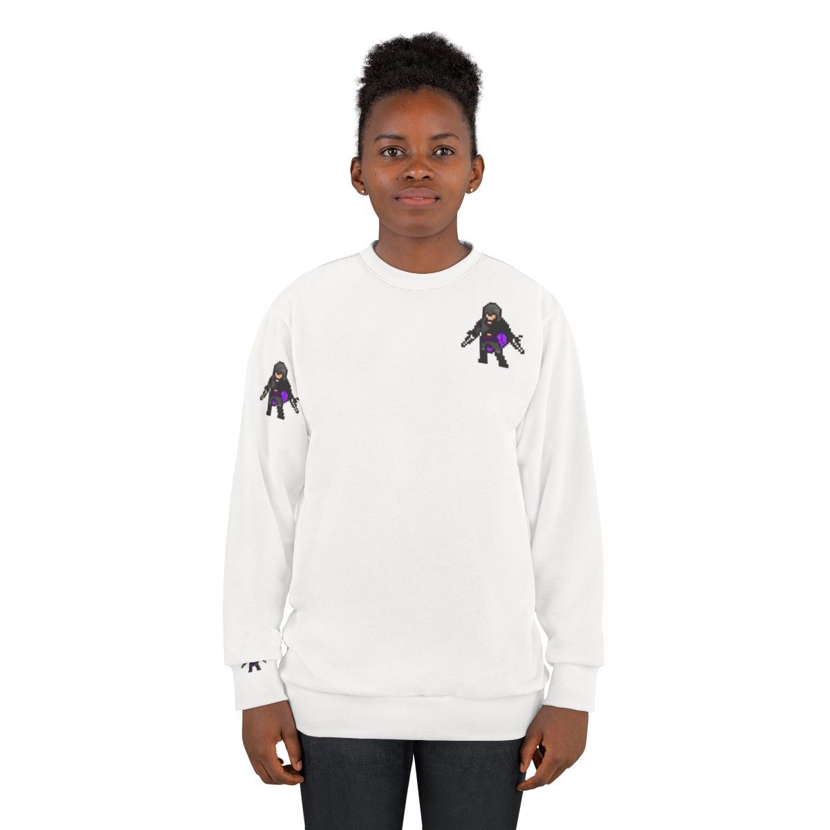 Assassin's Creed Dark Assassin Pixel Art Sweatshirt - women