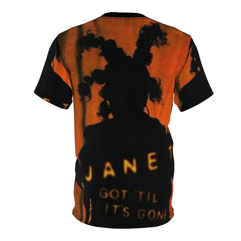 90s inspired Janet Jackson inspired all-over-print t-shirt - Back