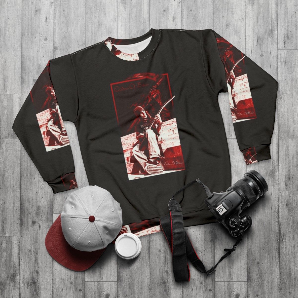 Alexi Laiho Tribute Sweatshirt - flat lay