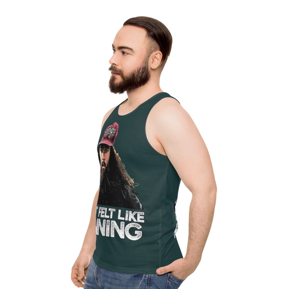 Forrest Gump inspired "I Just Felt Like Running" unisex tank top - men side