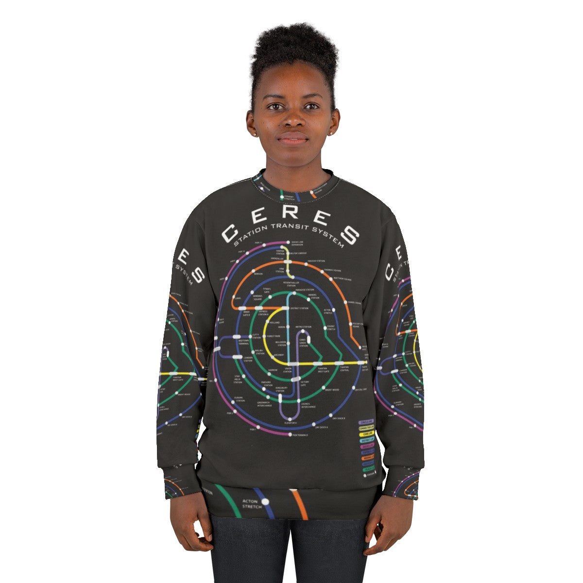 Ceres unisex cotton sweatshirt - women