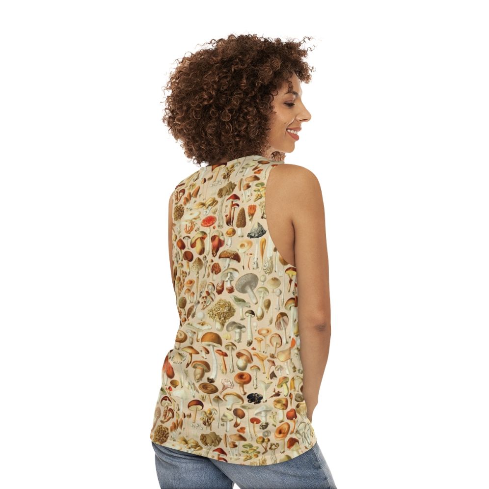 Vintage Mushroom Designs Unisex Tank Top - women back