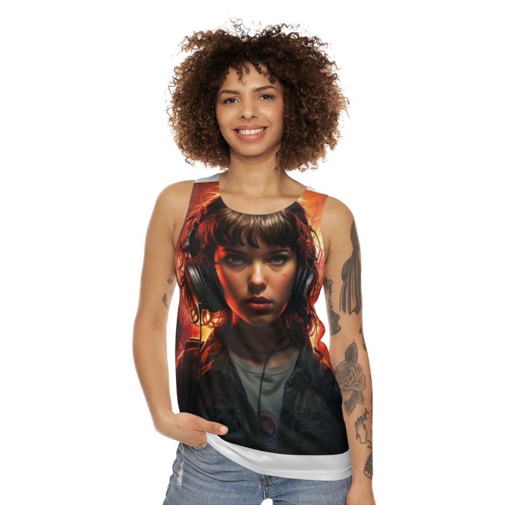 Stranger Things Eleven Unisex Tank Top - women