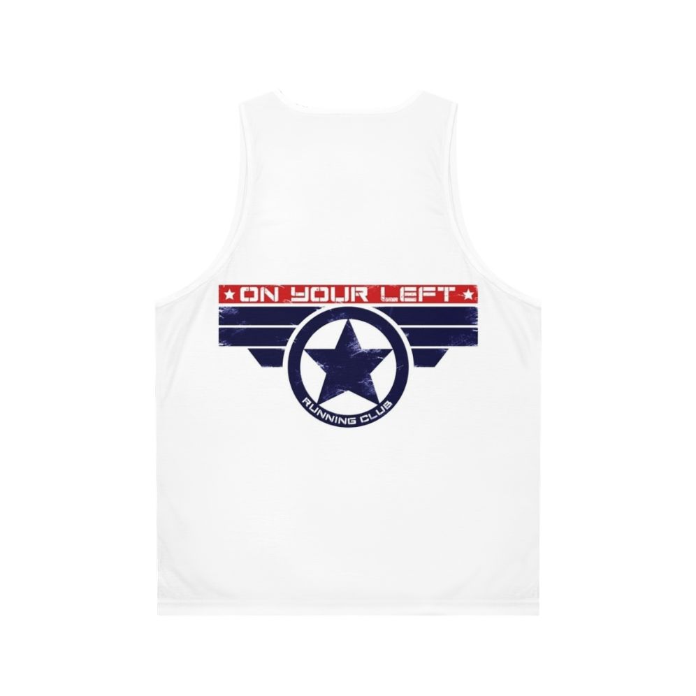 Marvel-inspired unisex tank top for fitness and running - Back