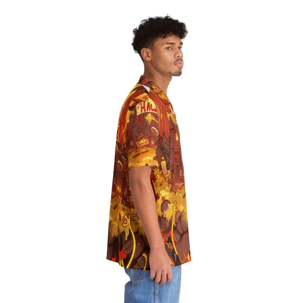 Gravity Falls Weirdmageddon Hawaiian Shirt featuring Bill Cipher - People Pight