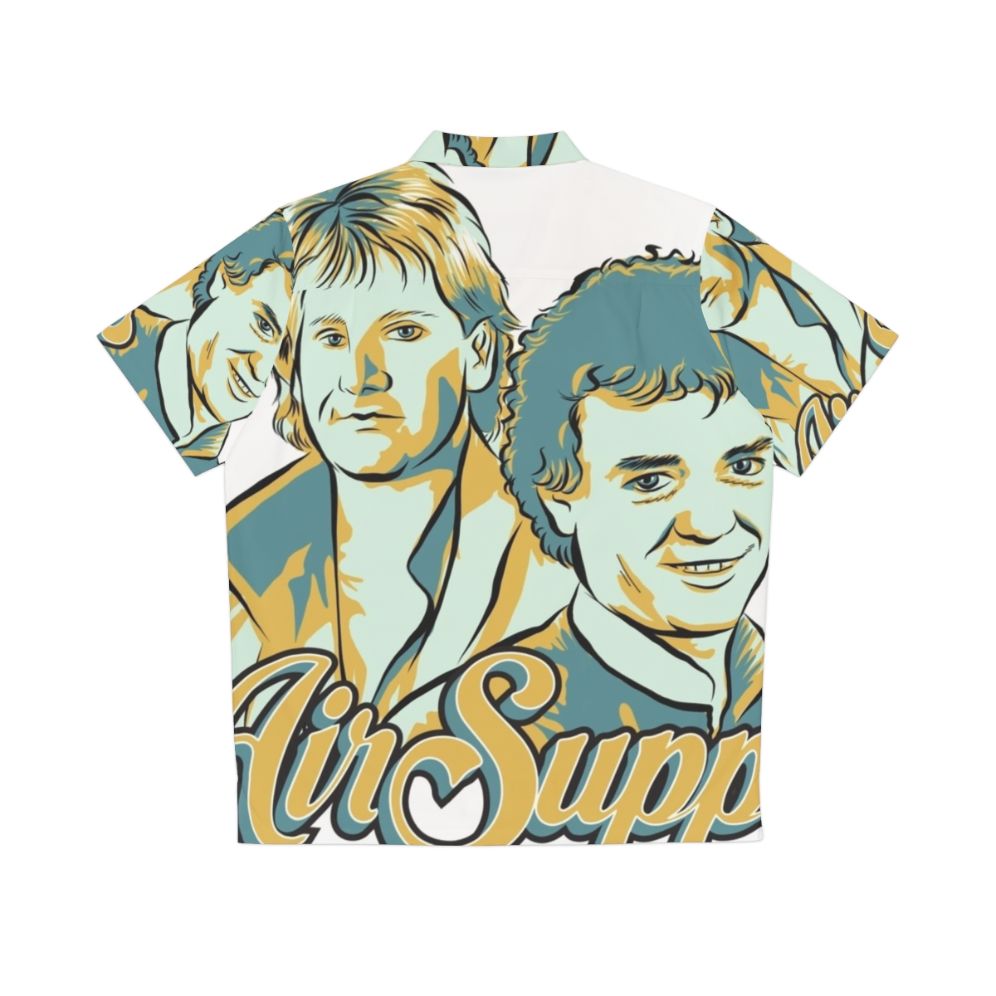 Air Supply Retro Hawaiian Shirt featuring Graham Russell and Russell Hitchcock - Back