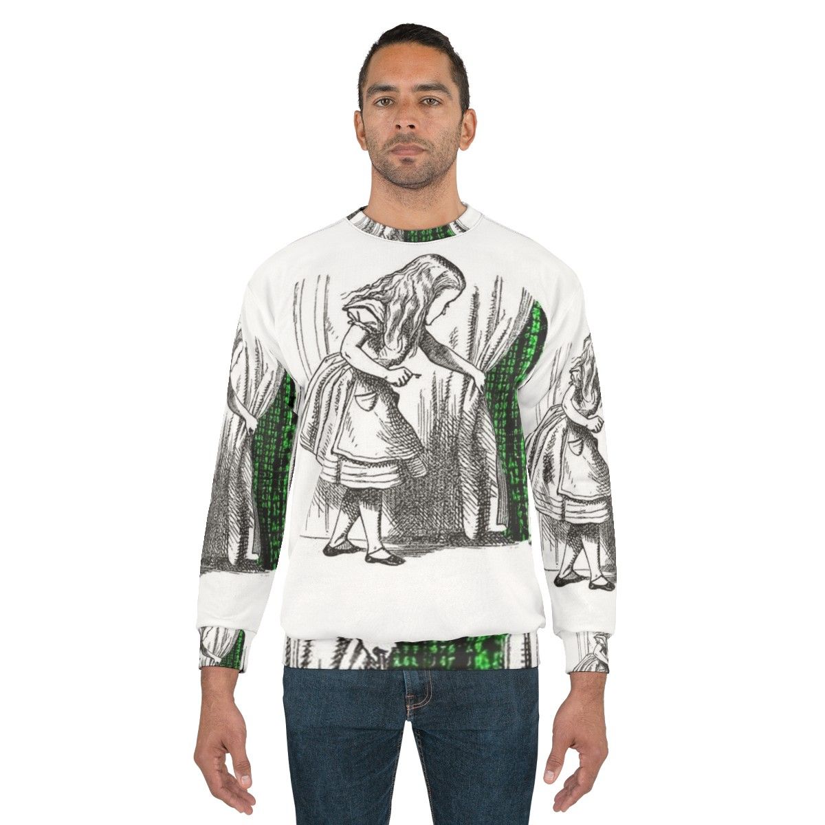 Alice in Matrix Philosophy Sweatshirt - men