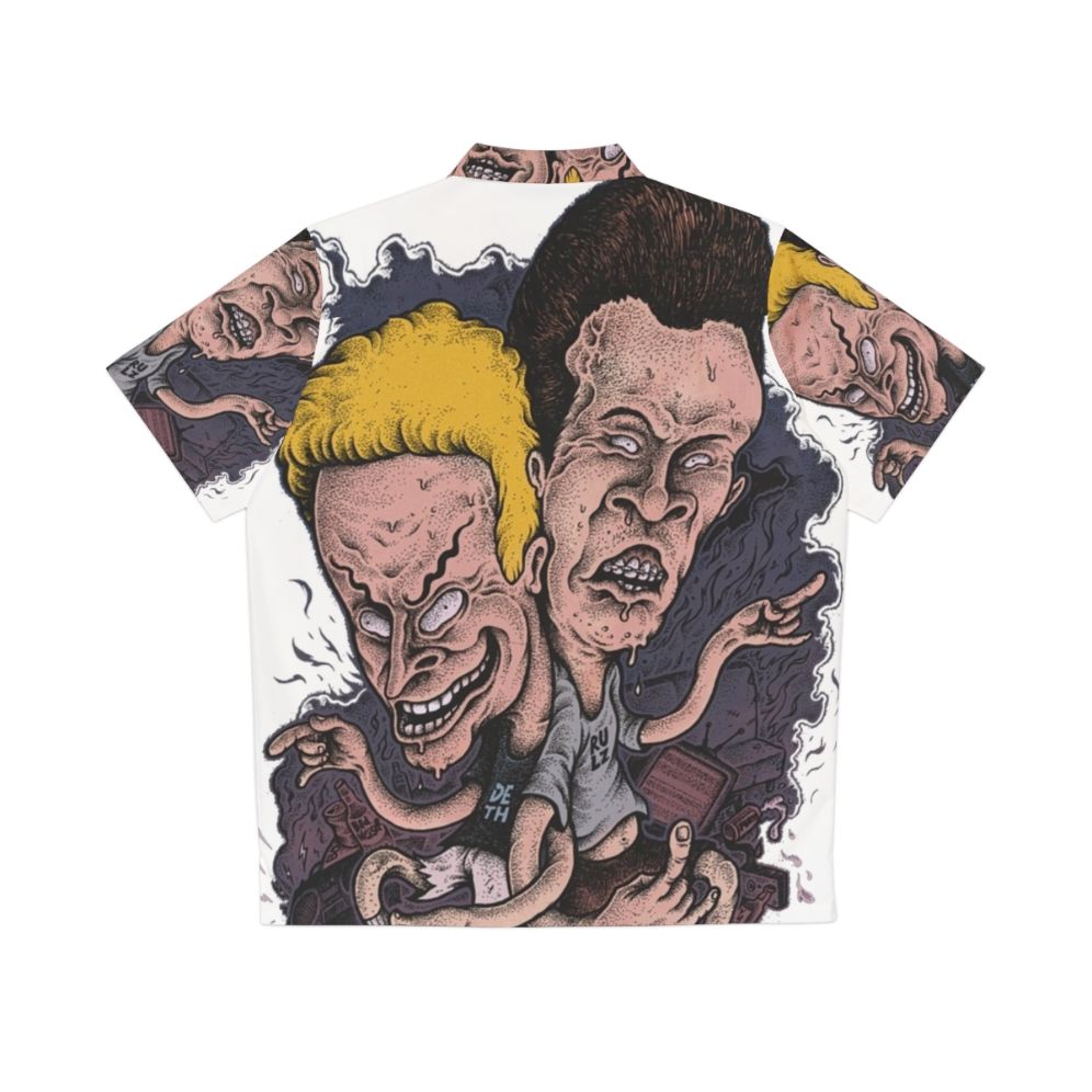 Beavis and Butthead 90s TV Show Hawaiian Shirt - Back