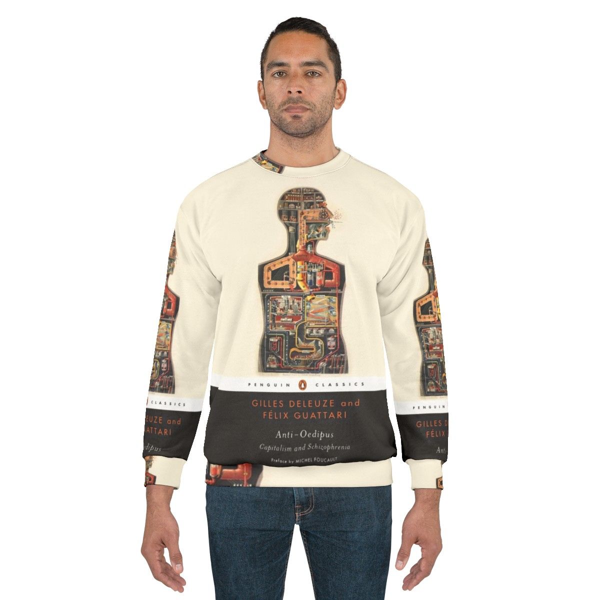 Anti Oedipus Deleuze Guattari Schizoanalysis Psychoanalysis Sweatshirt - men