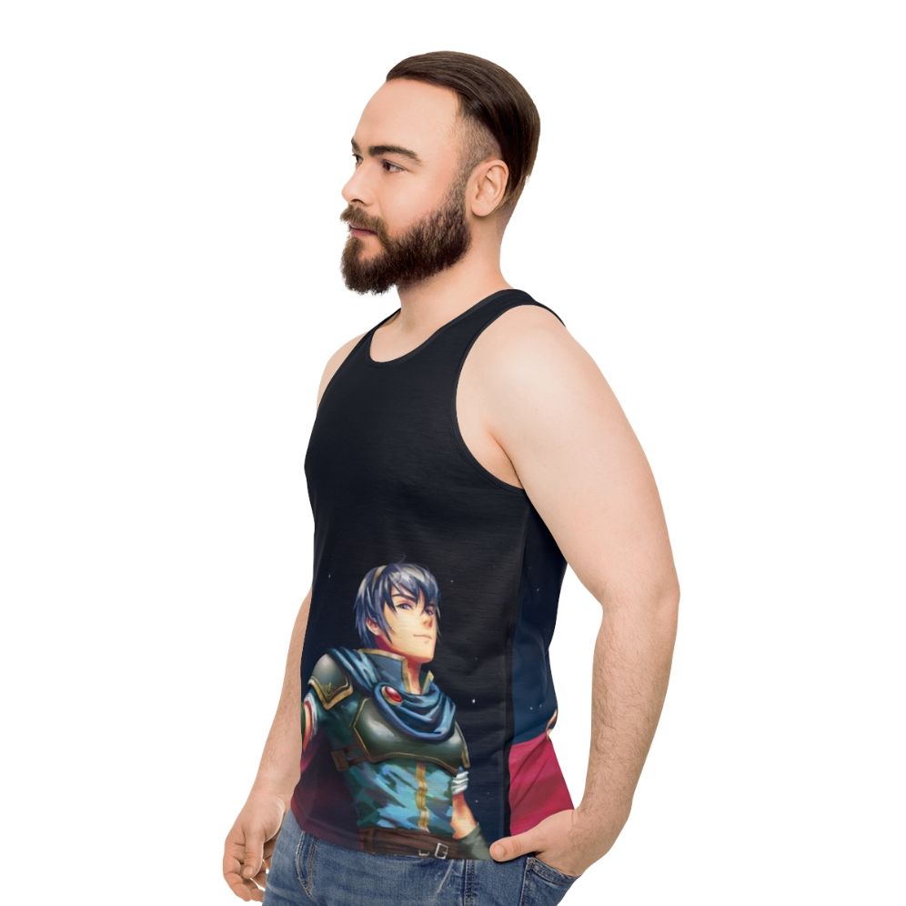 Starry Night Marth Unisex Fire Emblem Tank Top - men side