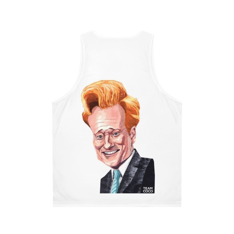 Conan O'Brien Team Coco Unisex Tank Top - Back