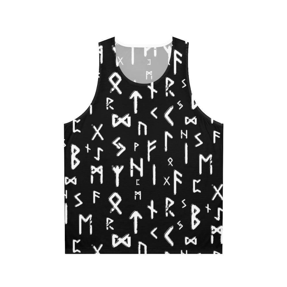 Elder Futhark Runes Viking Runic Alphabet Unisex Tank Top