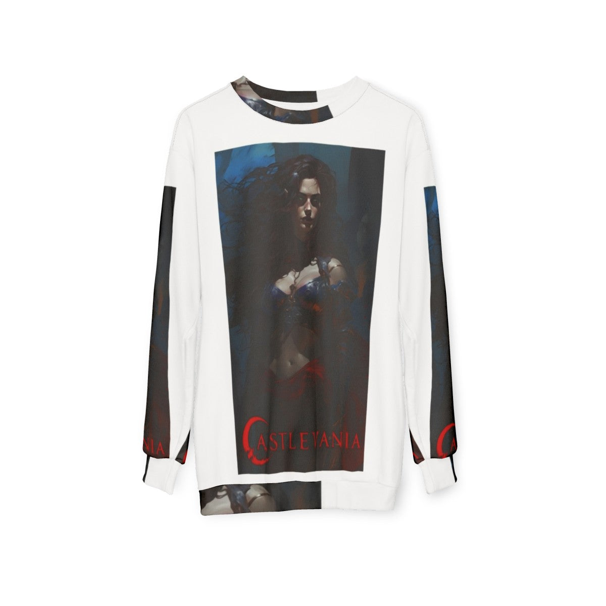 Castlevania Striga Painting Sweatshirt - hanging