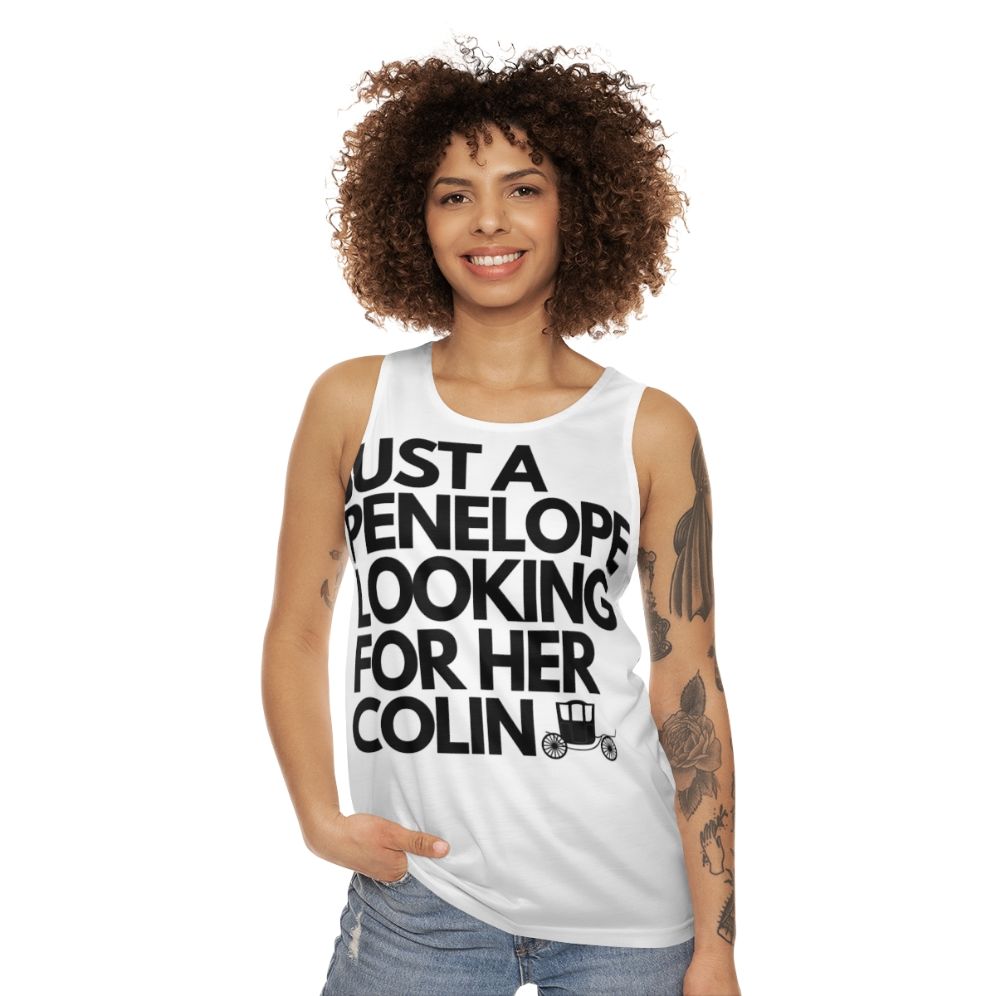 Penelope Featherington and Colin Bridgerton Unisex Tank Top - women