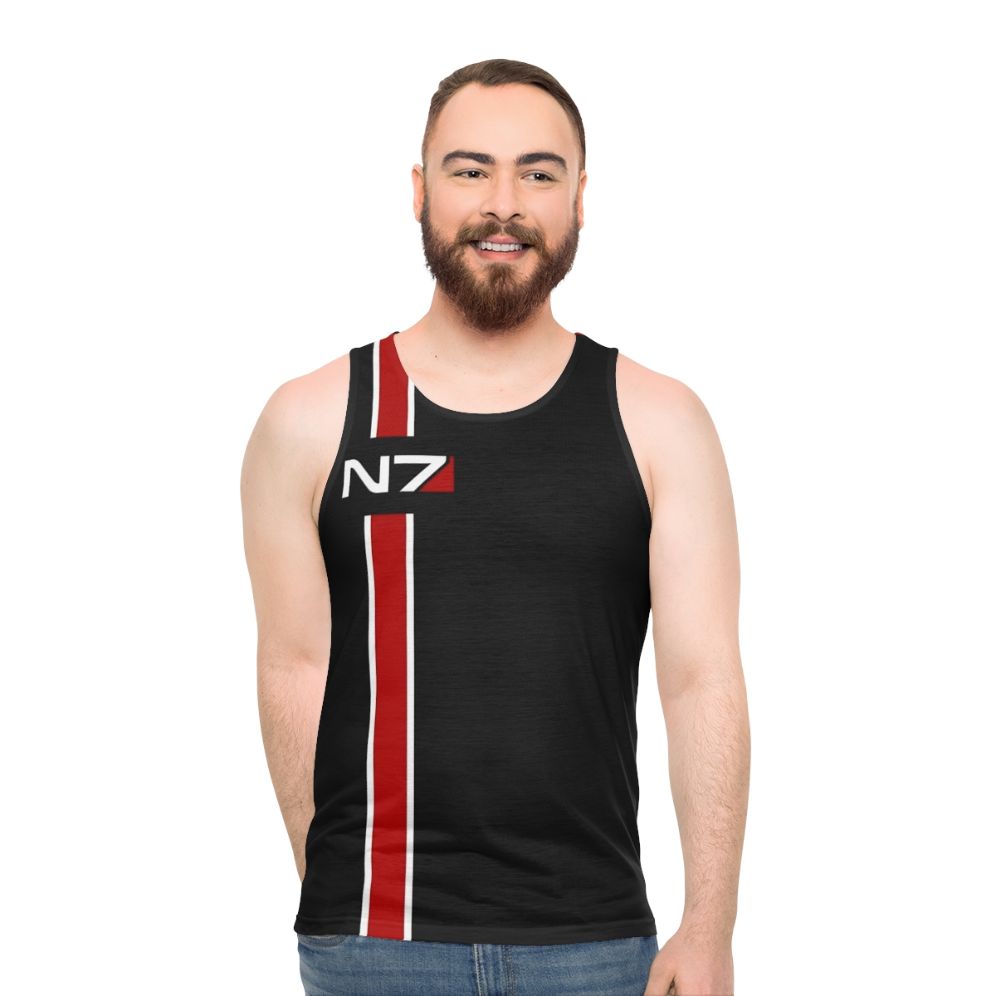 N7 Mass Effect Unisex Tank Top - men