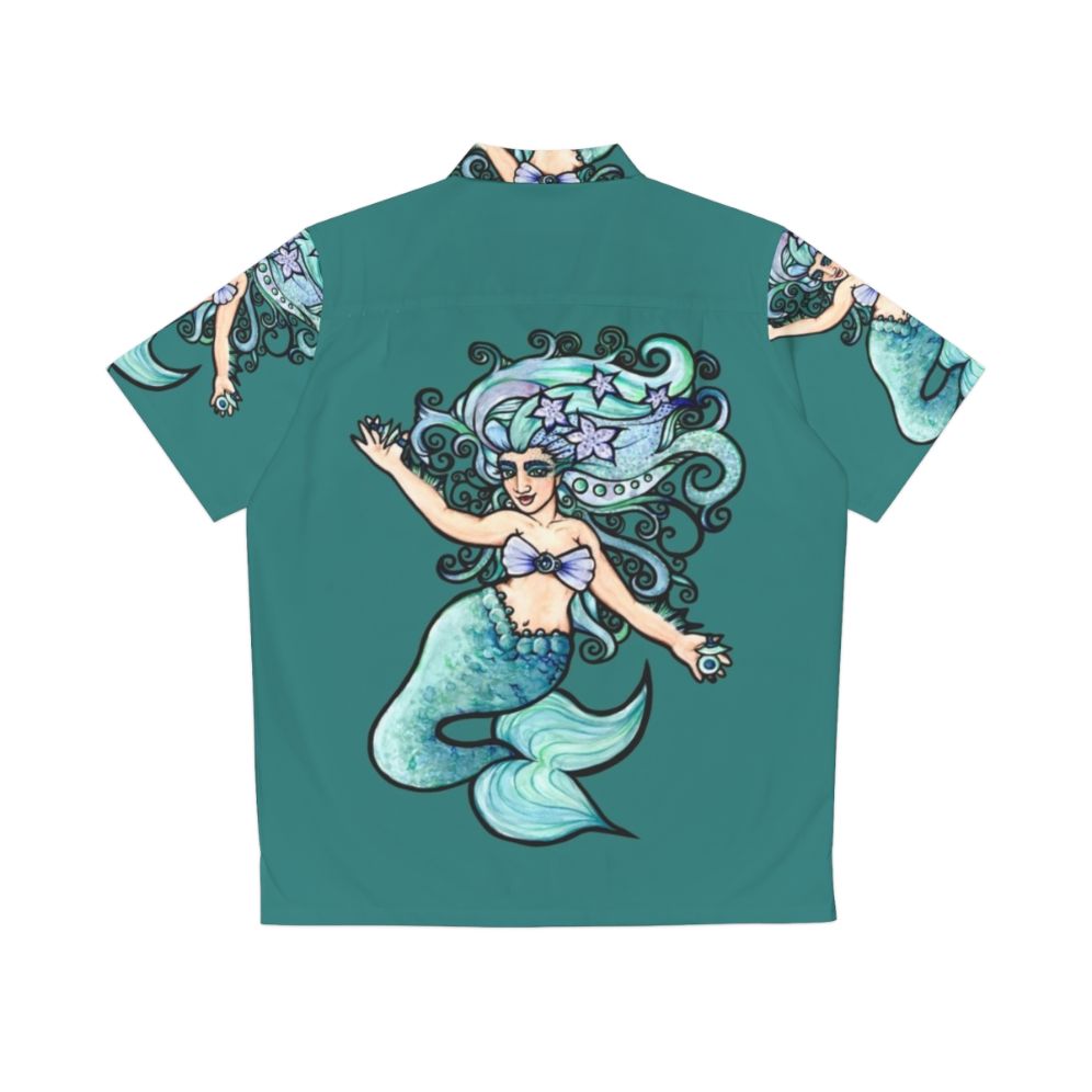 Mermaid belly dancer Hawaiian shirt - Back